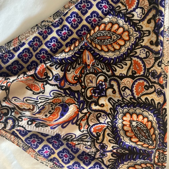 H&M Boho Paisley Bikini w/ tassels *sizing - Picture 3 of 3